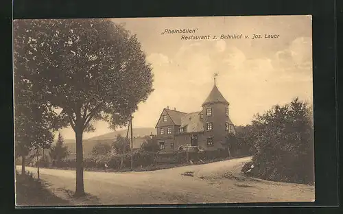 AK Rheinböllen, Restaurant zum Bahnhof, Inh. Jos. Lauer