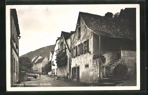 AK Gleisweiler / Rheinpfalz, Dorfpartie