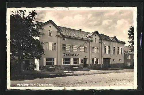 AK Mossbach / Thür., Deutscher Hof