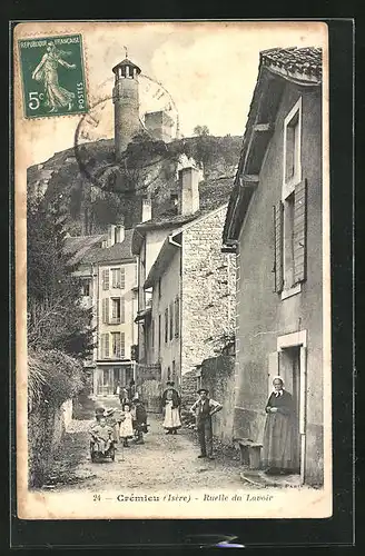 AK Crémieu, Ruelle du Lavoir