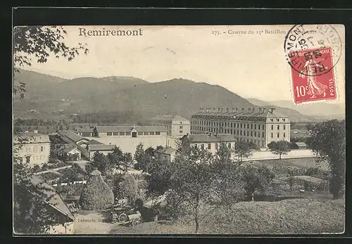 AK Remiremont, Caserne du 15e Bataillon de Chasseurs