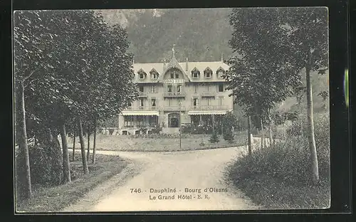 AK Le Bourg-d’Oisans, le Grand Hotel
