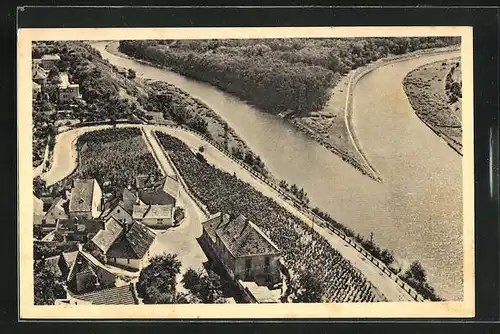 AK Melnik, Ortsansicht, Luftbild