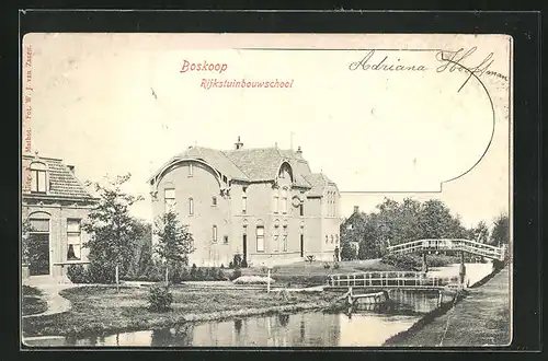 AK Boskoop, Rijkstuinbouwschool