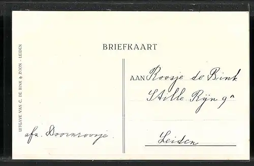 Künstler-AK Leyden, Belegeringe ende Verlossinge der Stadt Leyden geschiet in den Jaere 1574