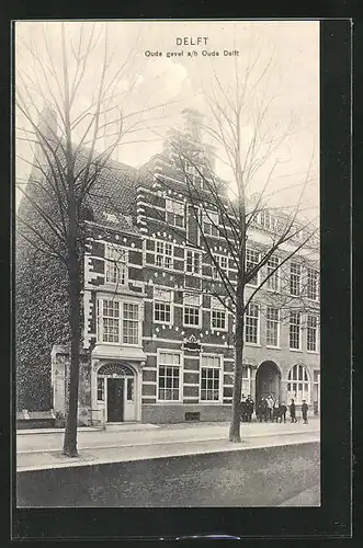 AK Delft, Oude gevel a/h Oude Delft