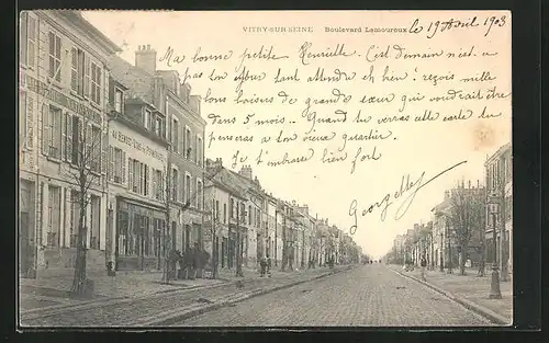 AK Vitry-sur-Seine, Boulevard Lamouroux, Gendarmerie Nationale