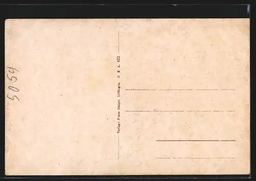 AK Löffingen /Bad. Schwarzwald, Teilansicht mit Kirche