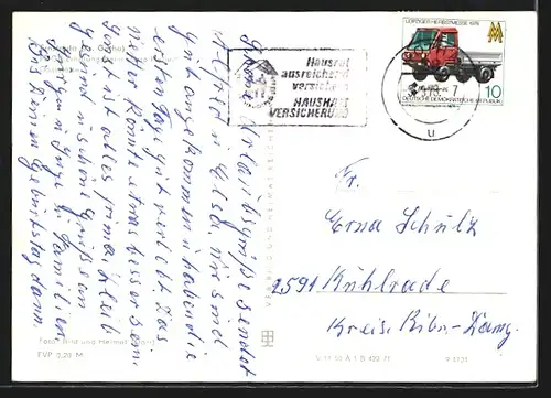 AK Ernstroda /Kr. Gotha, FDGB-Erholungsheim Otto Heller, Gasthaus, Innenansicht