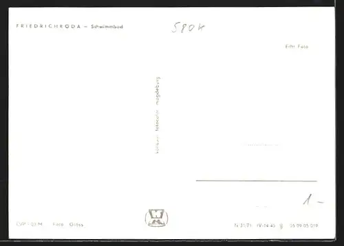 AK Friedrichroda, Schwimmbad