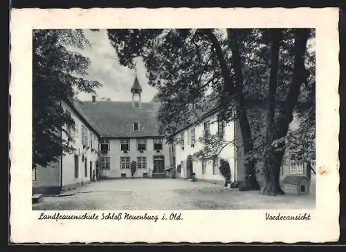AK Neuenburg i. Old, Landfrauenschule Schloss Neuenburg