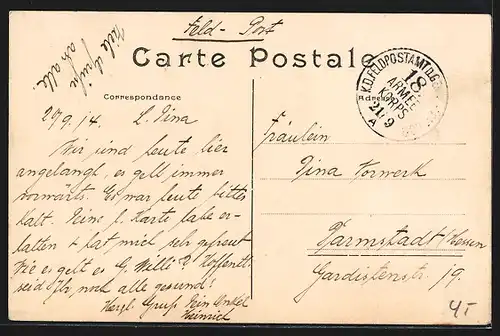 AK Saint-Germainmont, Vue generale