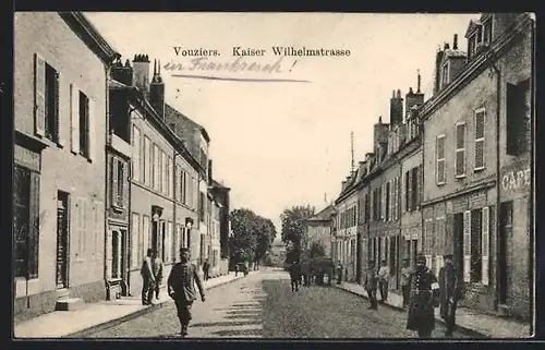AK Vouziers, Kaiser Wilhelmstrasse