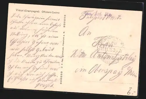 AK Vieux, Offiziers-Casino