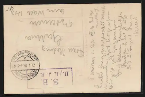 AK Chatel, Ortsansicht aus der Vogelschau