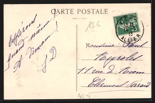 AK Vichy, XXXIX Fête Fédérale de Gymnasitique 1913, Décorations de la rue de Nîmes, Turnfest