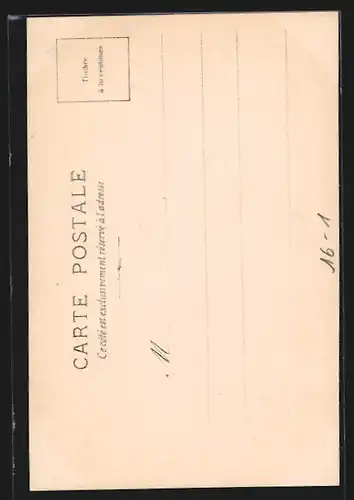 AK Zeitung l'Enigme, wunderschönes Frauenportrait