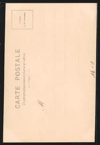 AK La Cigale, Zeitung, Montage mit Tänzerin