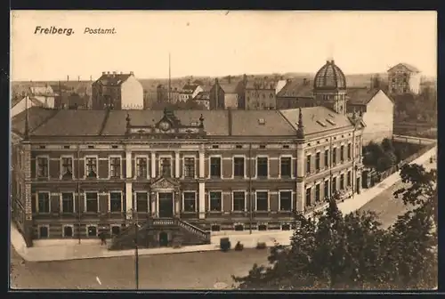 AK Freiberg, Blick auf das Postamt