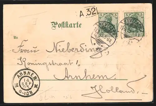 Lithographie Kevelaer, Totalansicht