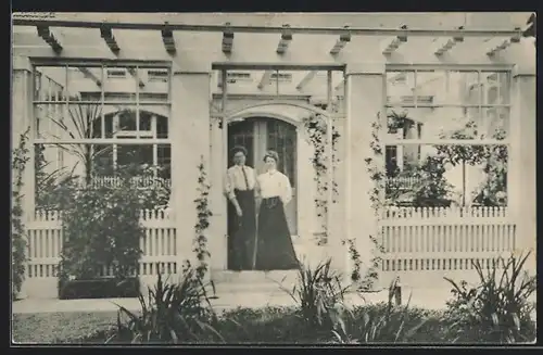 AK Weimar, Pensionat Töchterhort, Terrasse