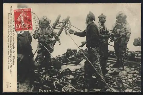 AK Calais, La catastrophe du Pluviôse