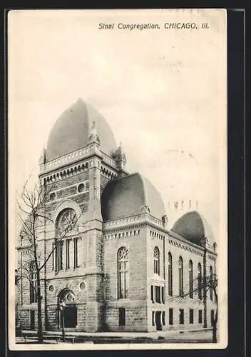AK Chicago, IL, Sinai Congregation, Synagoge