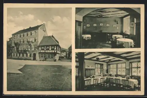 AK Gernsbach-Murgtal i. Baden, Hotel und Pension z. gold. Stern und Hirsch