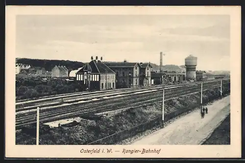 AK Osterfeld i. W., Partie am Rangier-Bahnhof