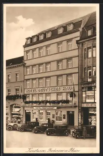 AK Konstanz, Hotel Deutsches Haus