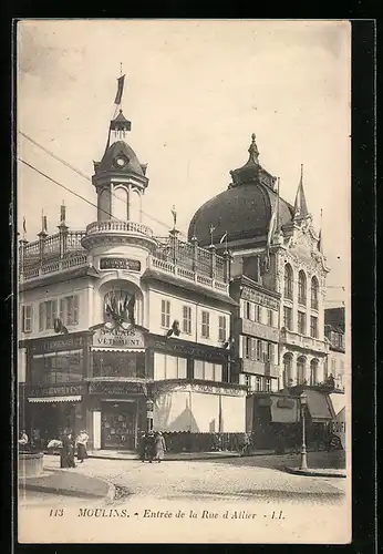 AK Moulins, Entrée de la Rue d`Allier