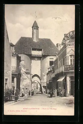 AK Ainay-Le-Chateau, Porte de l`Horloge