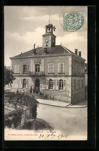 AK Cerilly, La Mairie