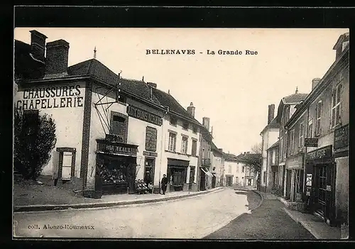 AK Bellenaves, La Grande Rue
