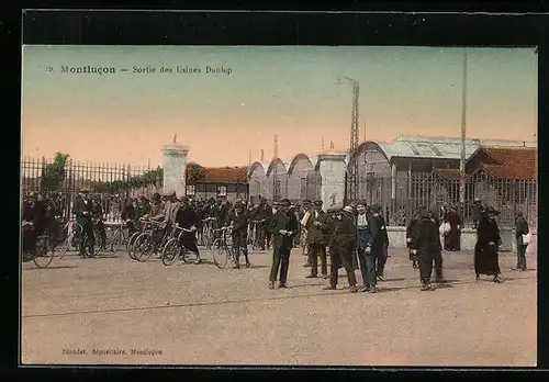 AK Montlucon, Sortie des Usines Dunlop