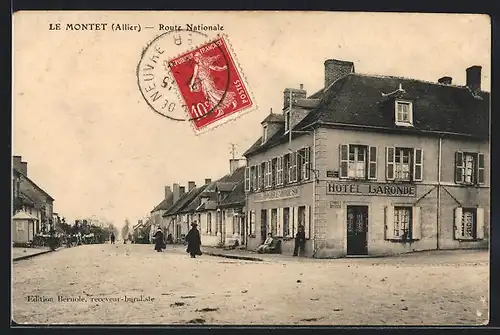 AK Le Montet, Route Nationale