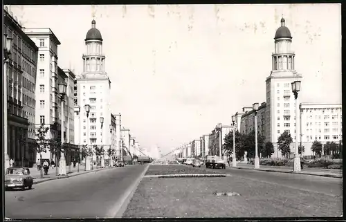 Fotografie unbekannter Fotograf, Ansicht Berlin, Stalinallee