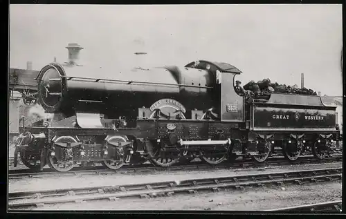 Fotografie Eisenbahn Gross Britannien, Dampflok City of Chester Nr. 3436 der Great Western Railroad