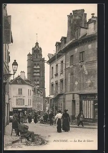 AK Pontoise, La Rue de Gisors