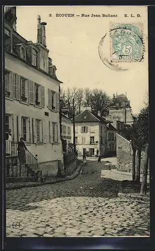 AK Écouen, Rue Jean Bullant