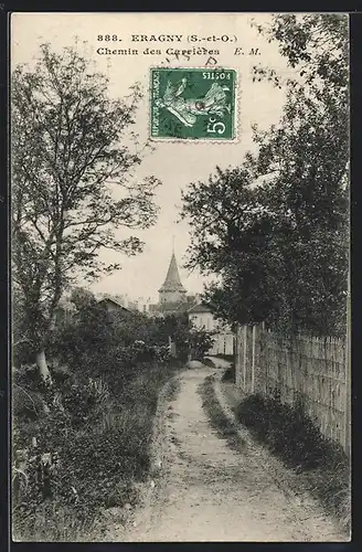 AK Eragny, Chemin des Carrieres