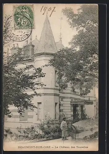 AK Beaumont-sur-Oise, le château des tourelles
