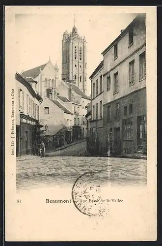 AK Beaumont, Rue Basse de la Vallee