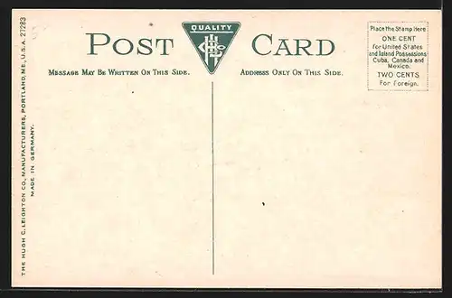 AK Seal Harbor, ME, Main Street and Post Office