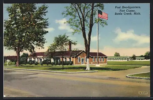 AK Battle Creek, MI, Post Headquarters, Fort Custer