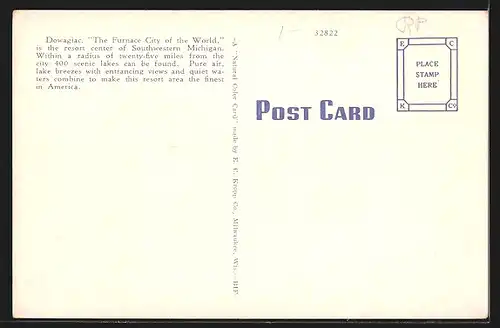 AK Dowagiac, MI, Post Office