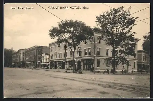 AK Great Barrington, MA, Post Office Corner