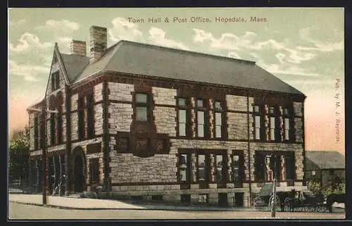 AK Hopedale, MA, Town Hall & Post Office