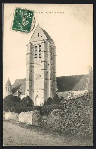 AK Haravilliers, L`Eglise, Le Clocher