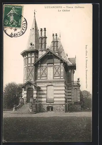 AK Luzarches, Le vieux Chateau, Le Chalet